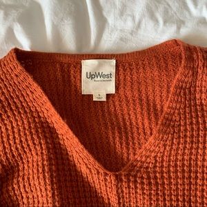 UpWest waffle knit sweater